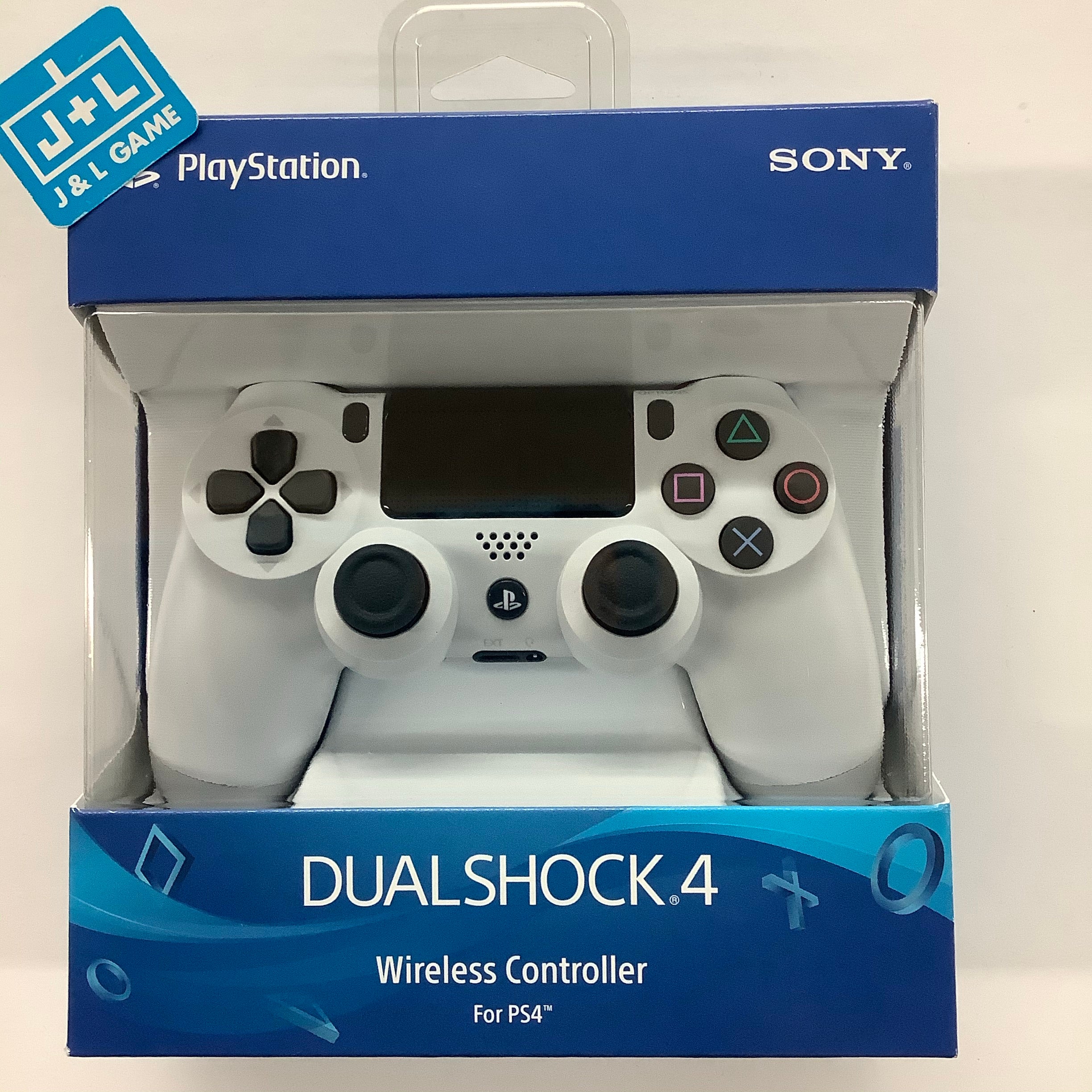 Sony DualShock 4 Wireless Controller (Glacier White) - (PS4