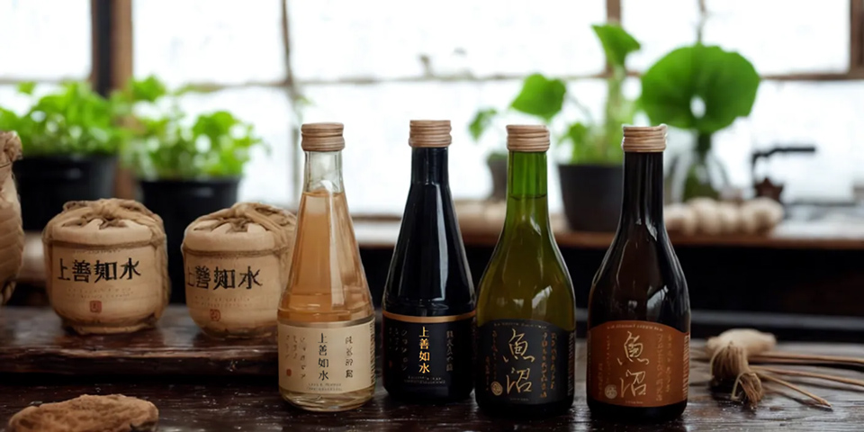 上善如水×魚沼 飲み比べセット 300ml×4本入り｜日本酒の通販・お