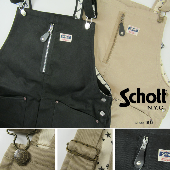 Schott ショット オーバーオール TC OVERALL PANTS 3116032 -JOE-