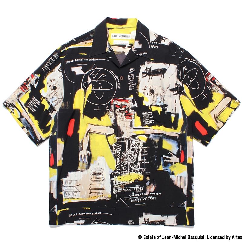 WACKO MARIA/JEAN-MICHEL BASQUIAT / HAWAIIAN SHIRT（TYPE-1）（ONE