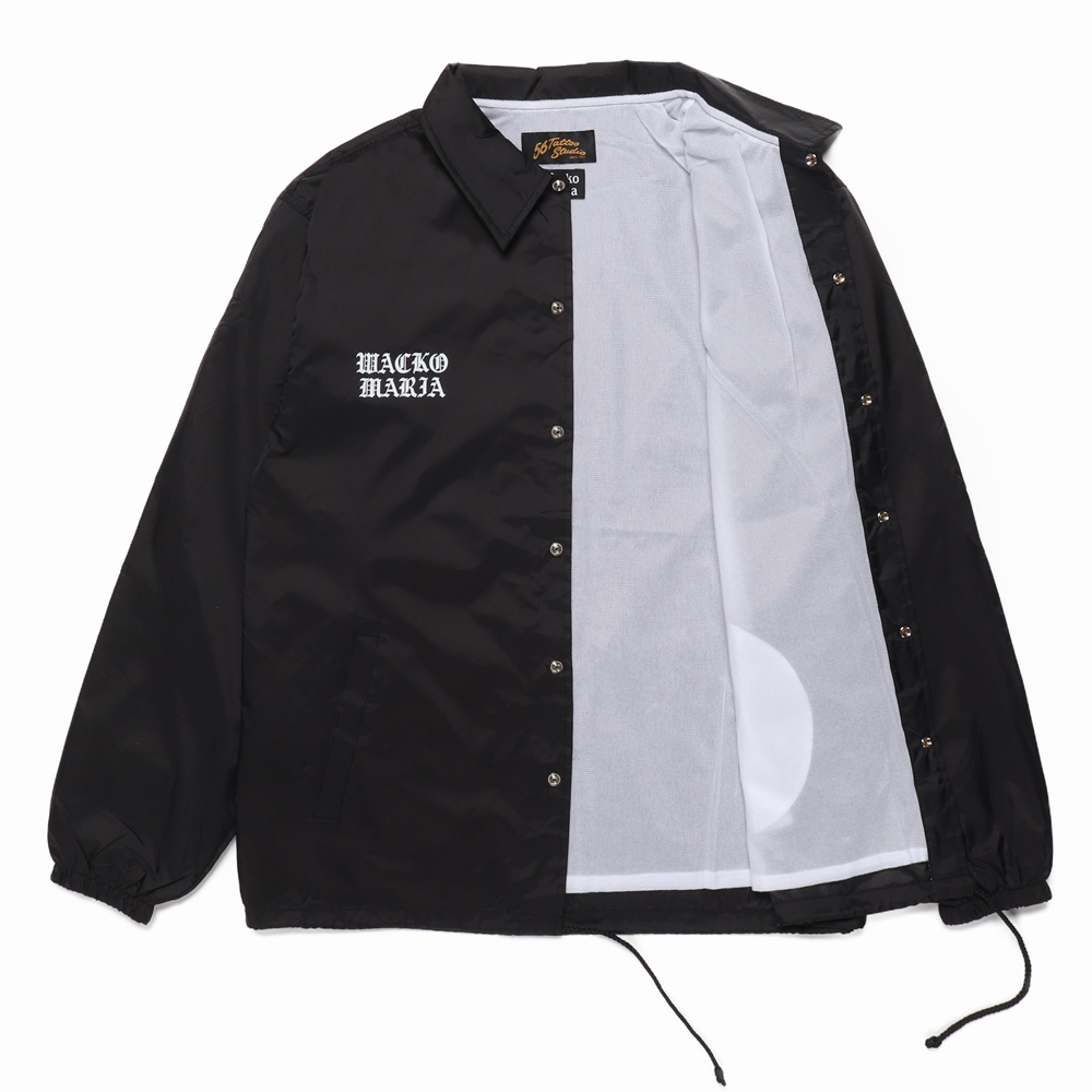WACKO MARIA/56 TATTOO STUDIO / COACH JACKET（BLACK）［コーチJKT-24