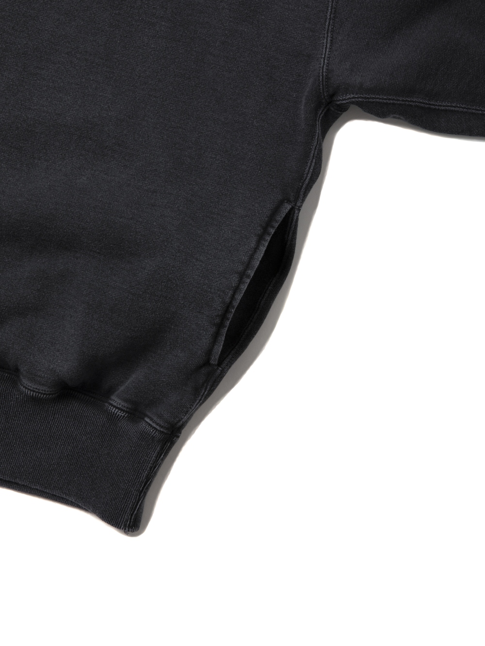 COOTIE PRODUCTIONS/Pigment Dyed Open End Yarn Sweat Hoodie（Black