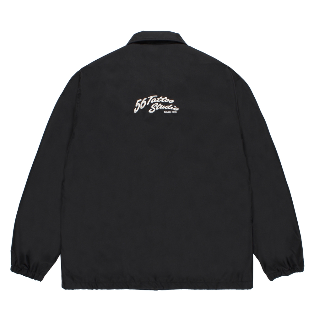 WACKO MARIA/56 TATTOO STUDIO / COACH JACKET（BLACK）［コーチJKT-25