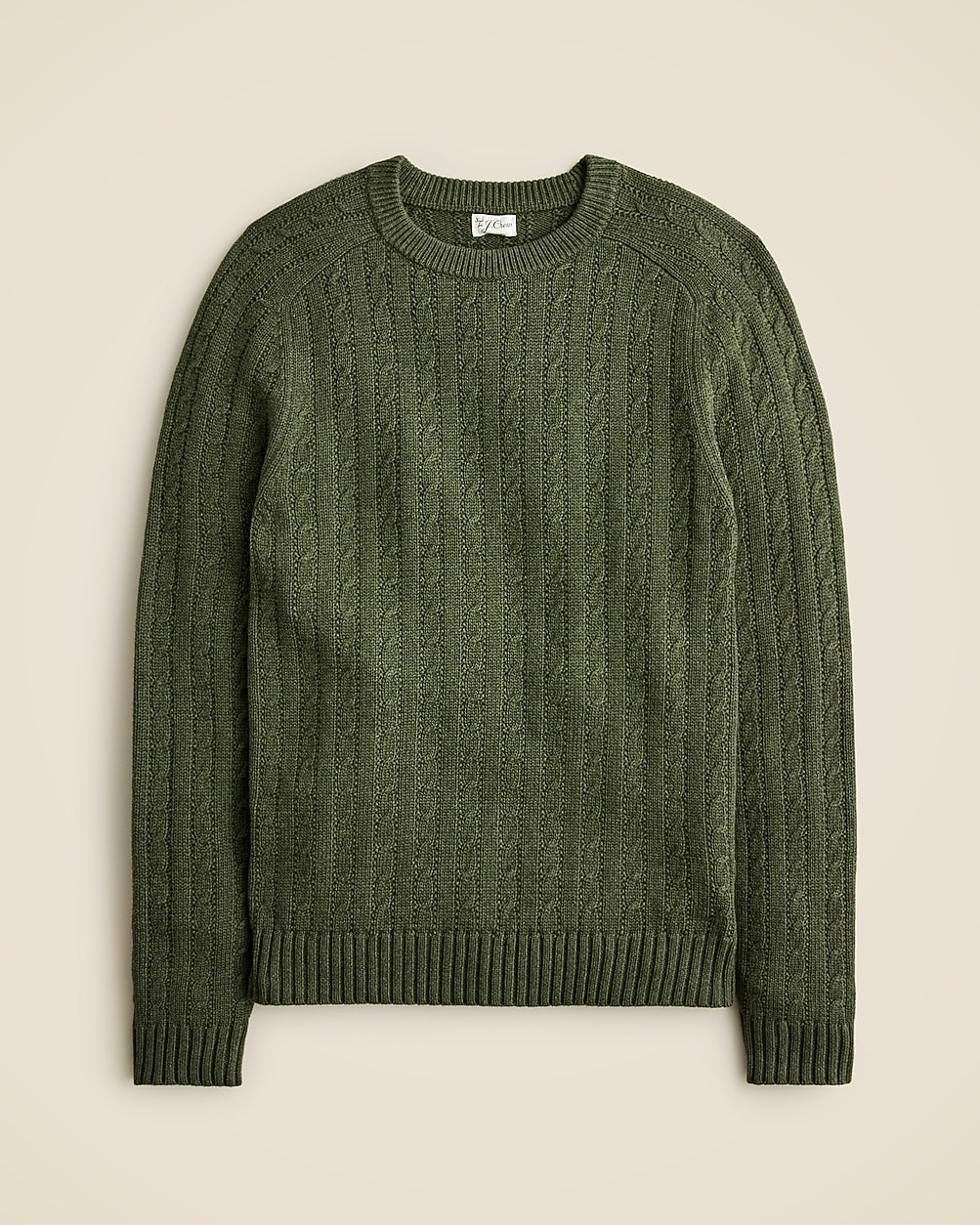 Heritage Cotton Cable-knit Sweater For Men | J.Crew