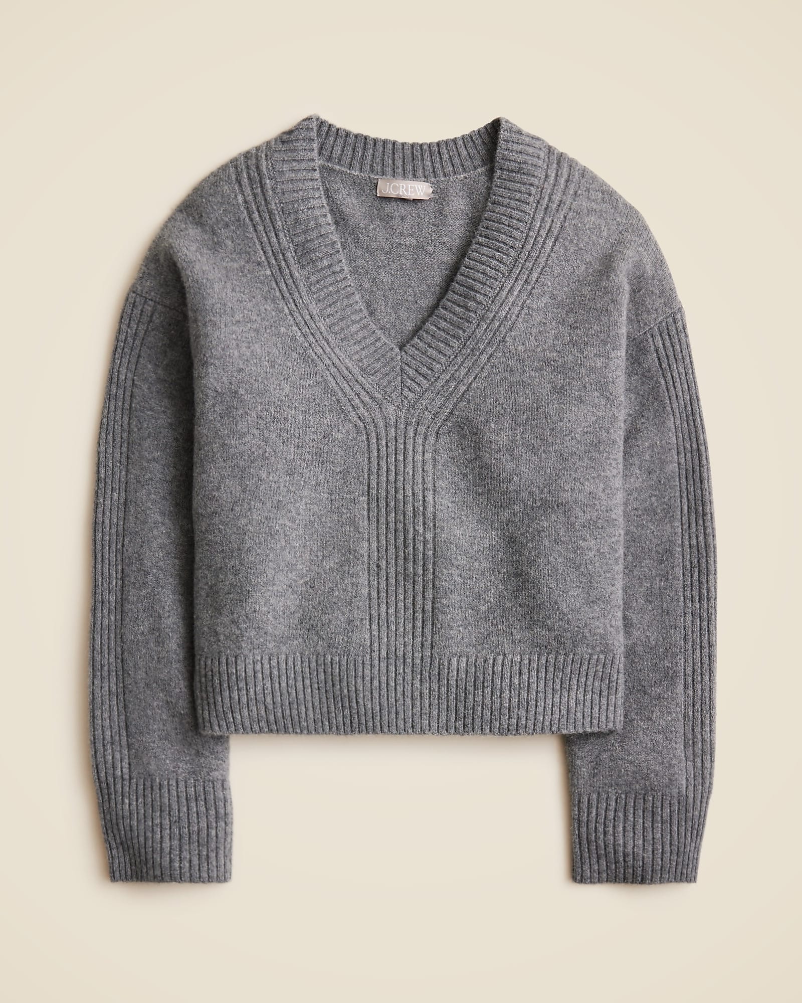 Relaxed V-neck Sweater In Supersoft Yarn For Women | J.Crew