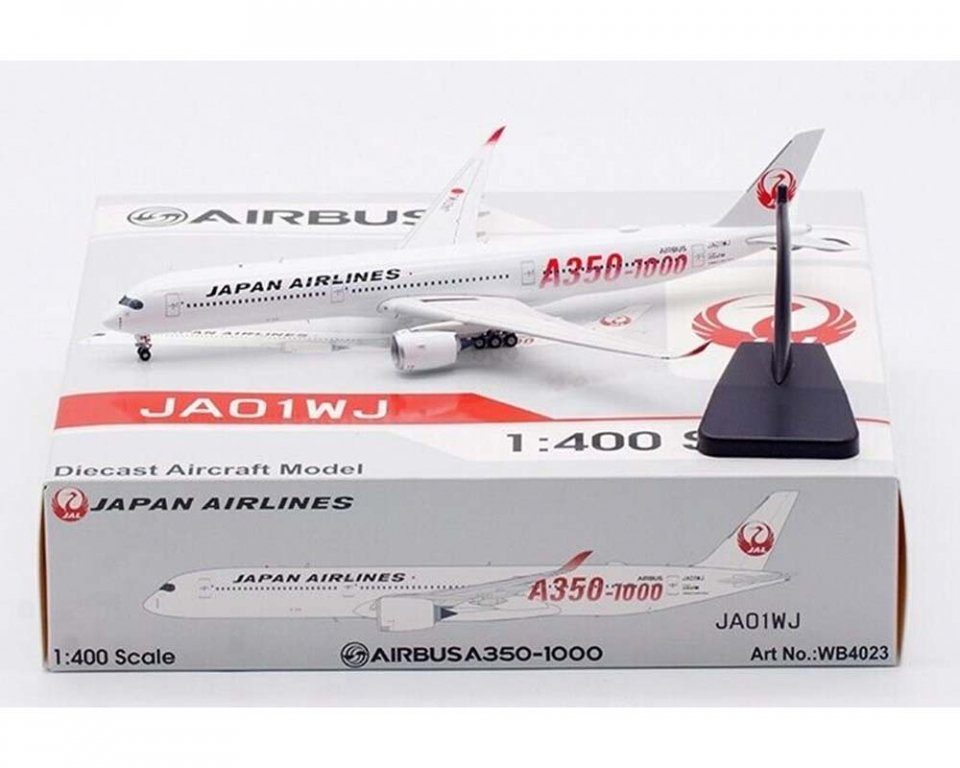 www.JetCollector.com: JAL A350-1000 JA01WJ w/stand 1:400 Scale