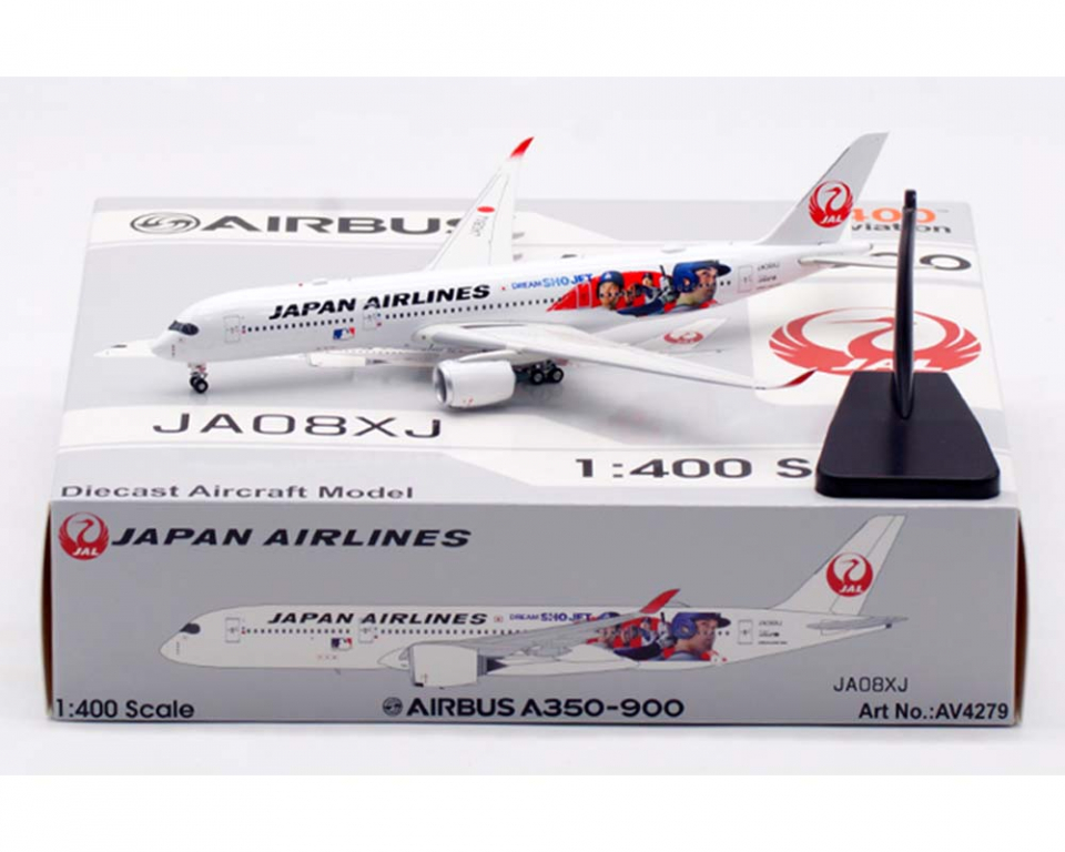 www.JetCollector.com: JAL A350-900 JA08XJ detachable gear, w/stand