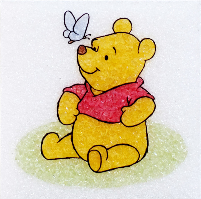 ジュエリー絵画® ディズニー 「くまのプーさん 1」（SSサイズ）