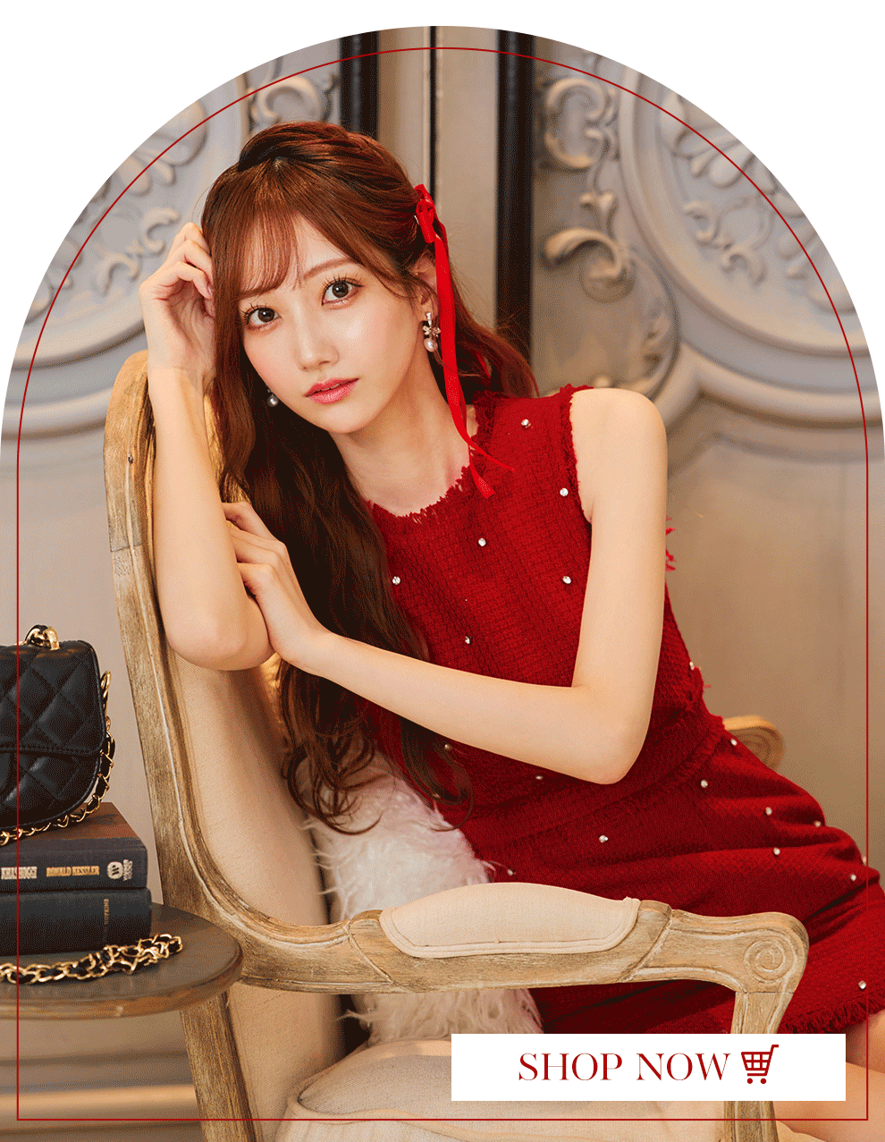 北新地・CLUB REIMS あすかちゃん初登場❤️ルージュレッドツイード