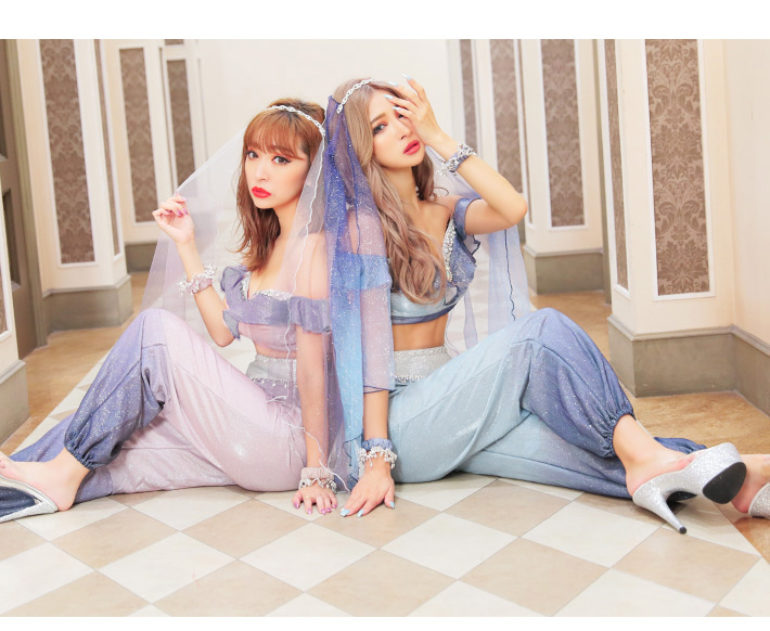 アラビアンガール/アラジンコスプレセット【ハロウィン4点セット