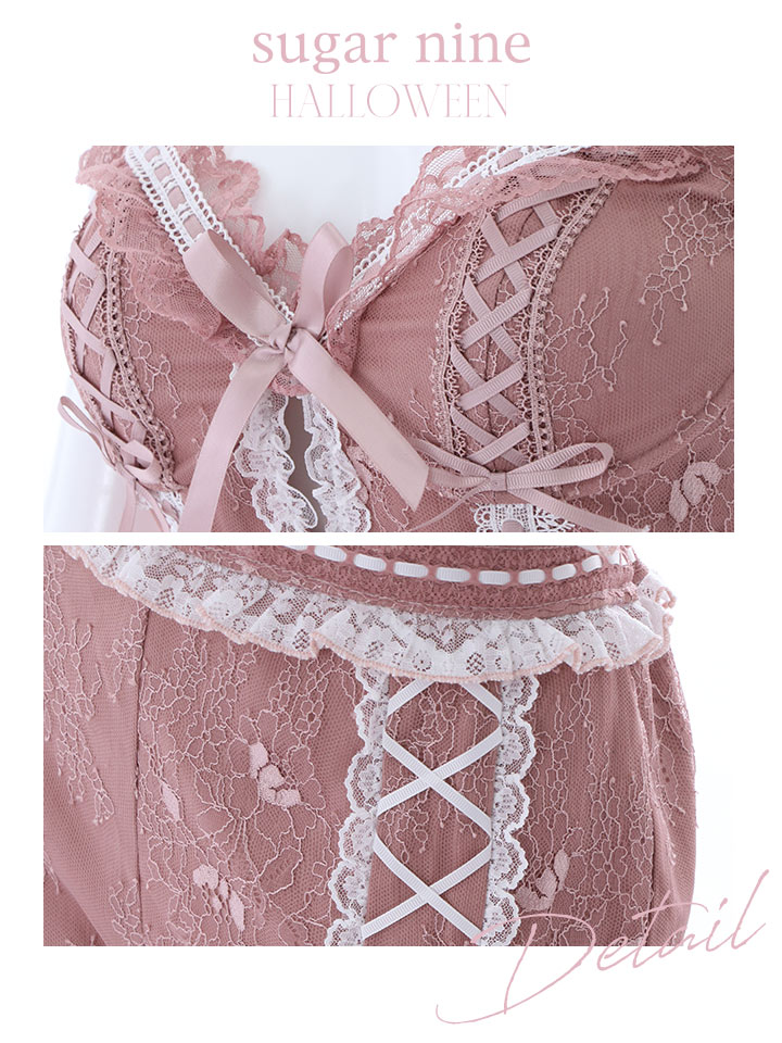 マリームーンコラボ】 セクシーレースキャット【ハロウィンコスプレ6点