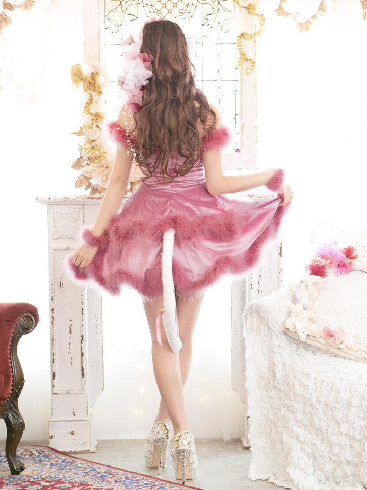 即日発送!桜井莉菜ちゃんコラボ☆ピンクリボンキャットサンタ【sugar