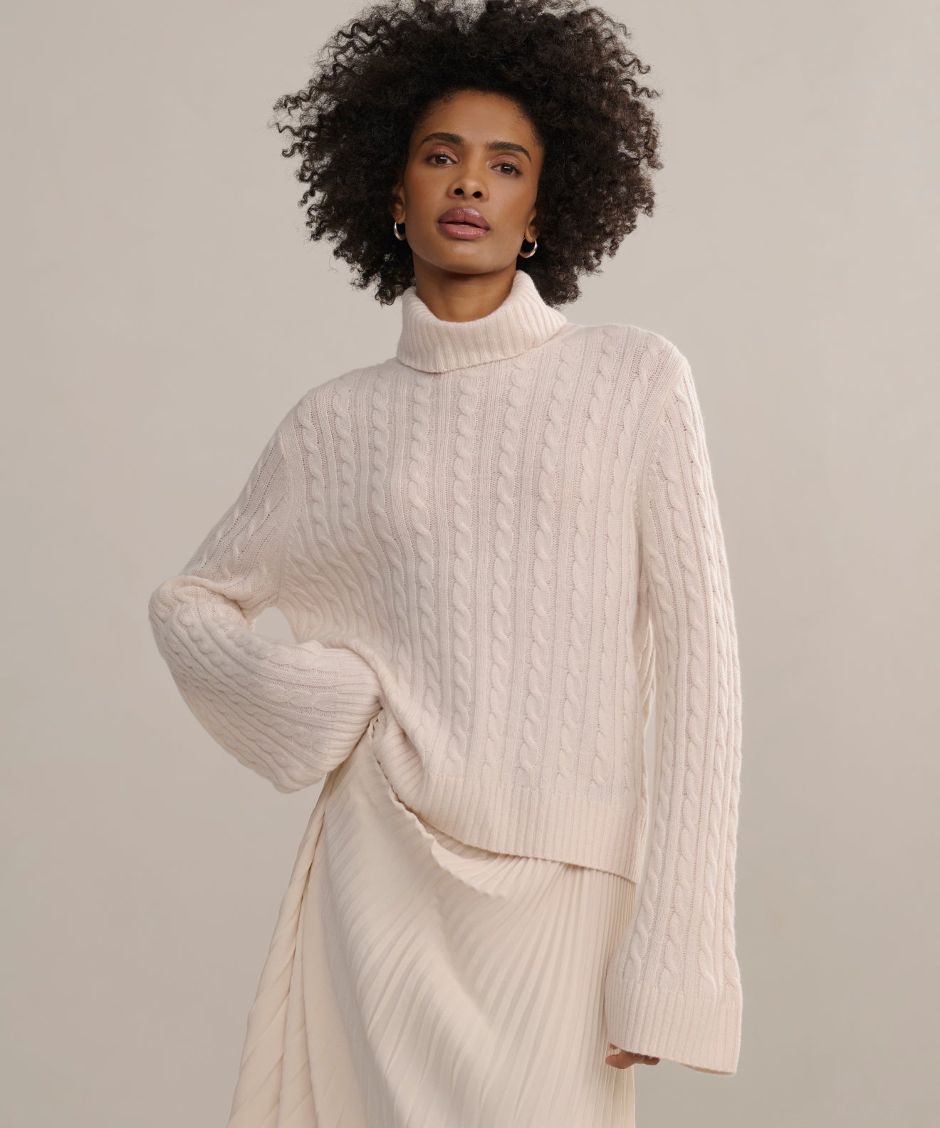 Cable Nell Turtleneck | Jenni Kayne