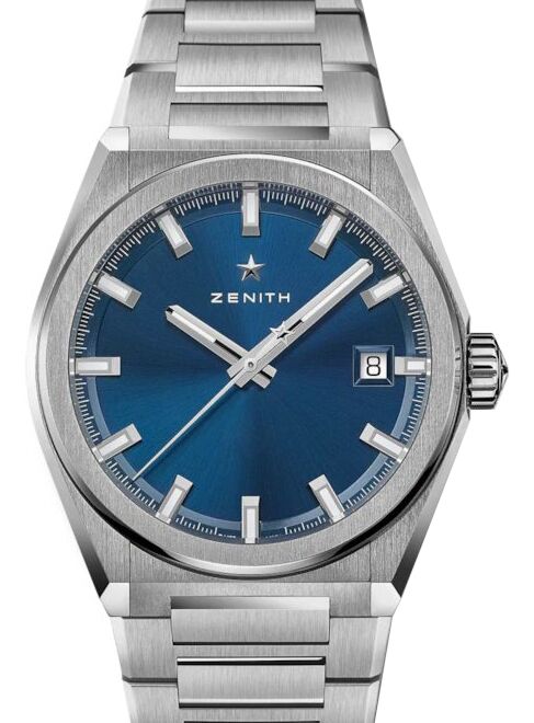 Zenith Defy Classic Titanium Blue Dial & Steel Bracelet 95.9000