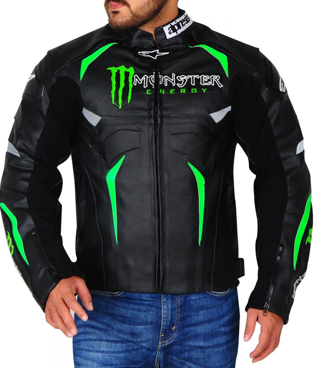 Men's Monster Energy Alpinestars Motorcycle Jacket - Jackets Masters