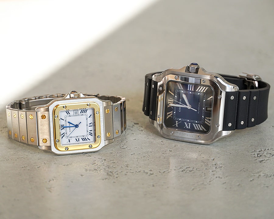 カルティエ サントス ドゥ カルティエ～ラバーベルトでカスタマイズを