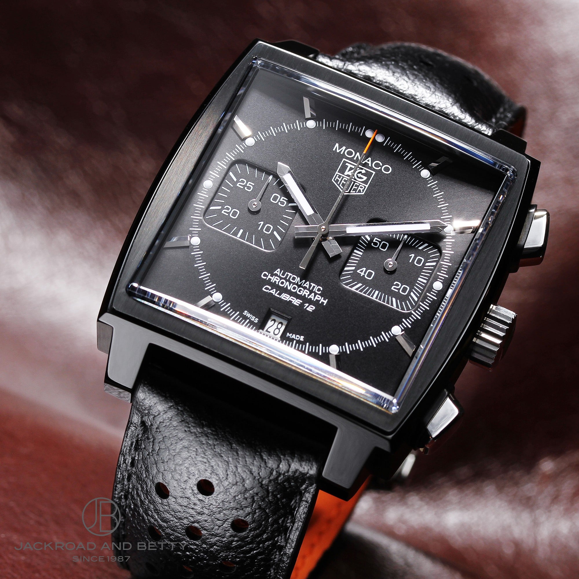 モナコ クロノグラフ ACM ブラックスティール[CAW211M.FC6324] Monaco