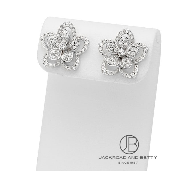 ワイルドフラワー ダイヤモンド スタッドイヤリング[RGE1669