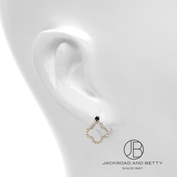 クローバー型 ダイヤ ピアス[] Clover Diamond Earring | ノーブランド