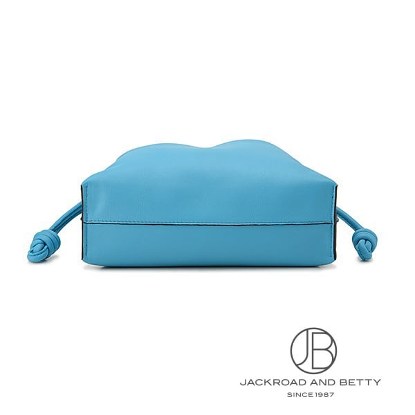 フラメンコクラッチ ミニ ショルダーバッグ シアン ブルー 青