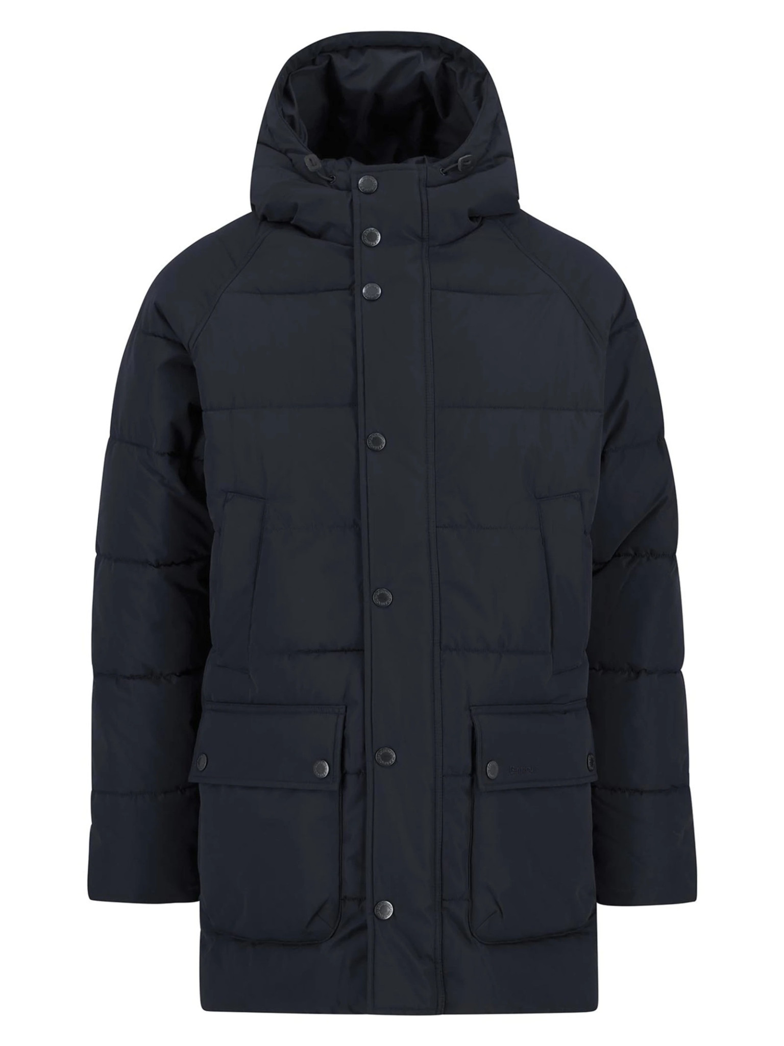 Barbour Hooded Bedale Puffer Navy | Jacks 1952