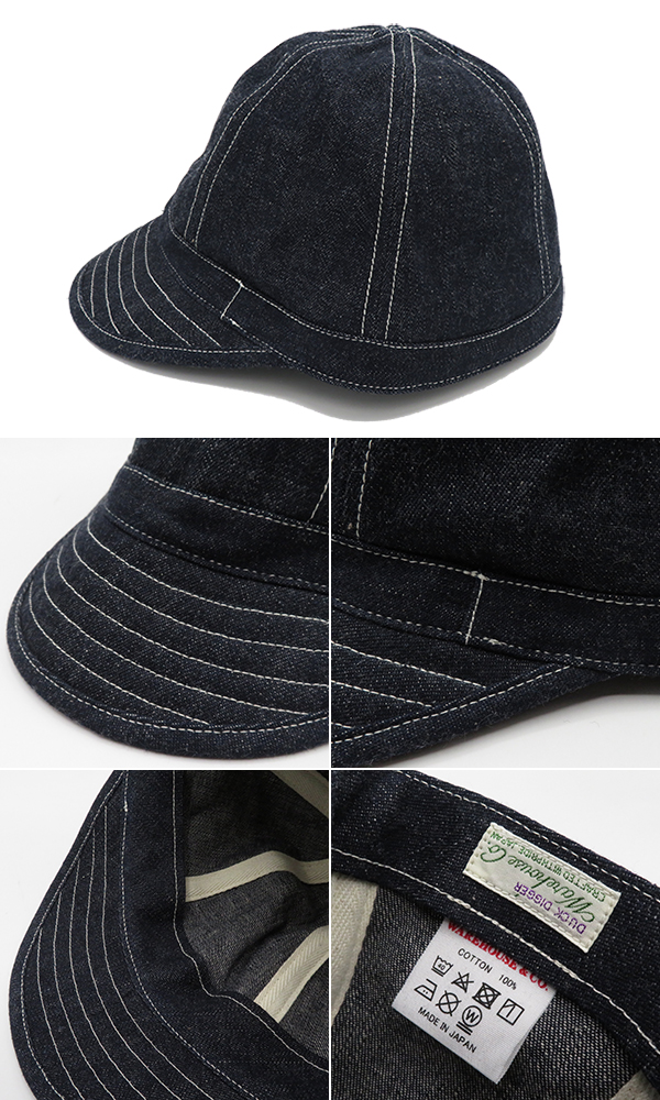 WAREHOUSE ウエアハウス デニムメカニックキャップ『DENIM MECHANIC