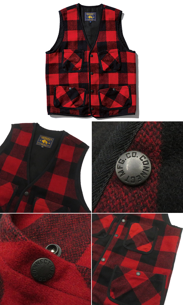 PHERROW'S フェローズ ウール混|バッファローチェック|ハンティング