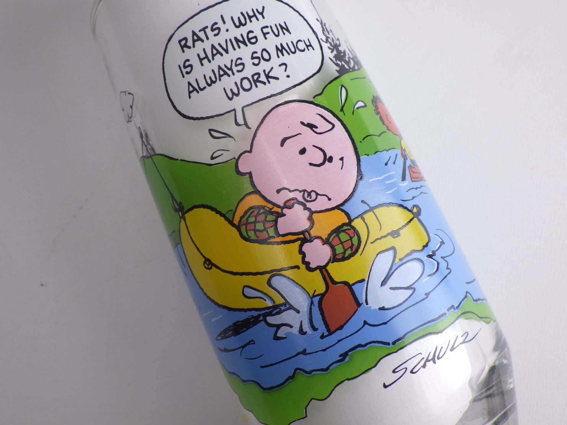 McDonald's” CAMP SNOOPY COLLECTION Vintage Glass マクドナルド