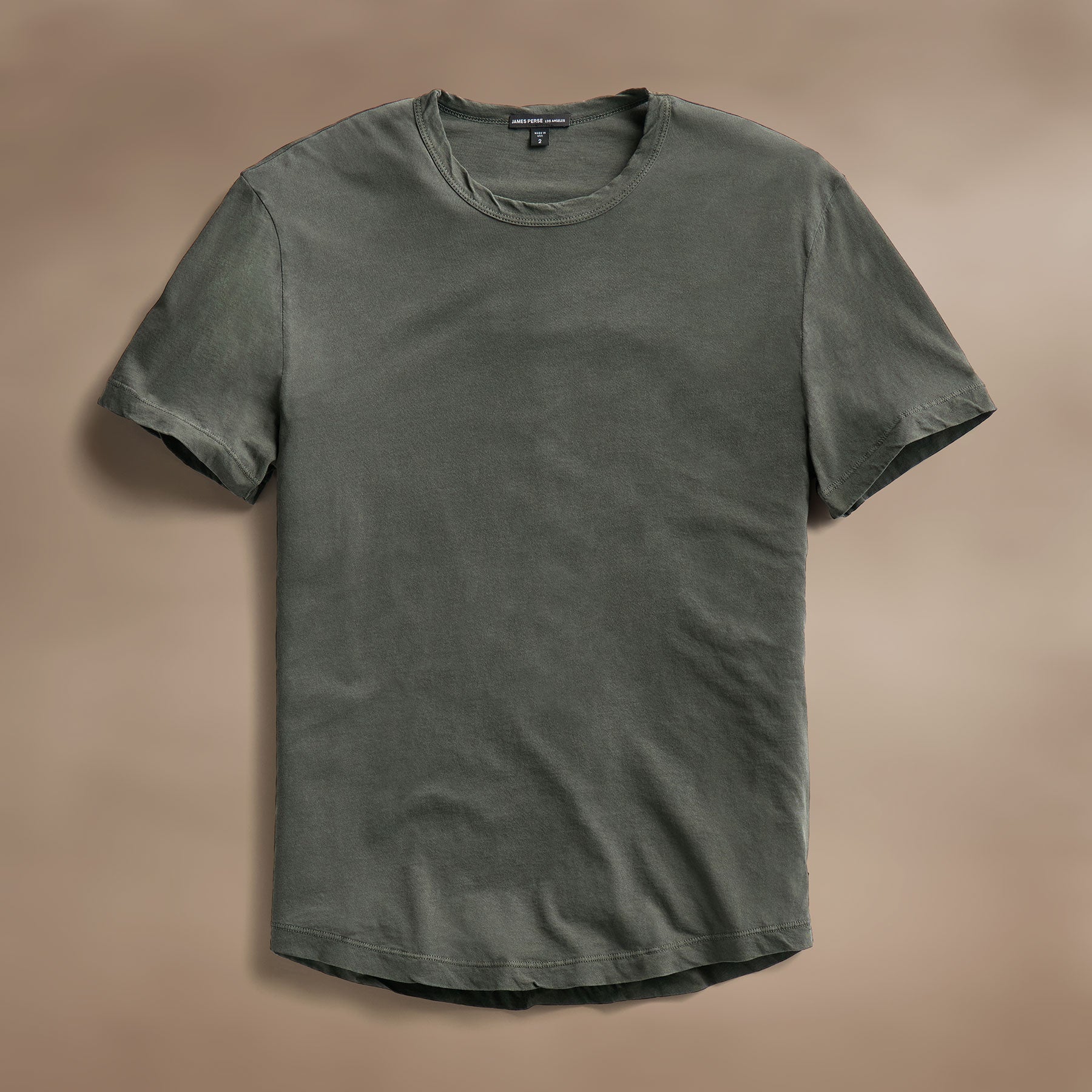 Clear Jersey Crew - Granite Pigment | James Perse Los Angeles