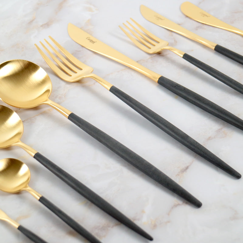 ティースプーン | GOA ブラックゴールド | クチポール カトラリー 通販