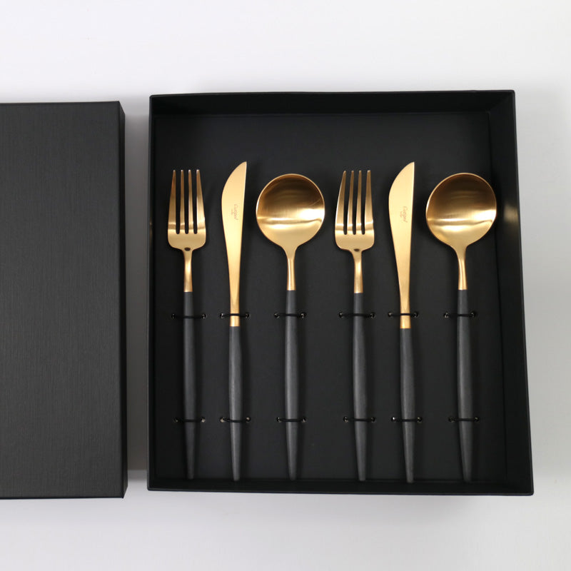 クチポール カトラリー GOA ディナー6本 ギフトセット ホワイト