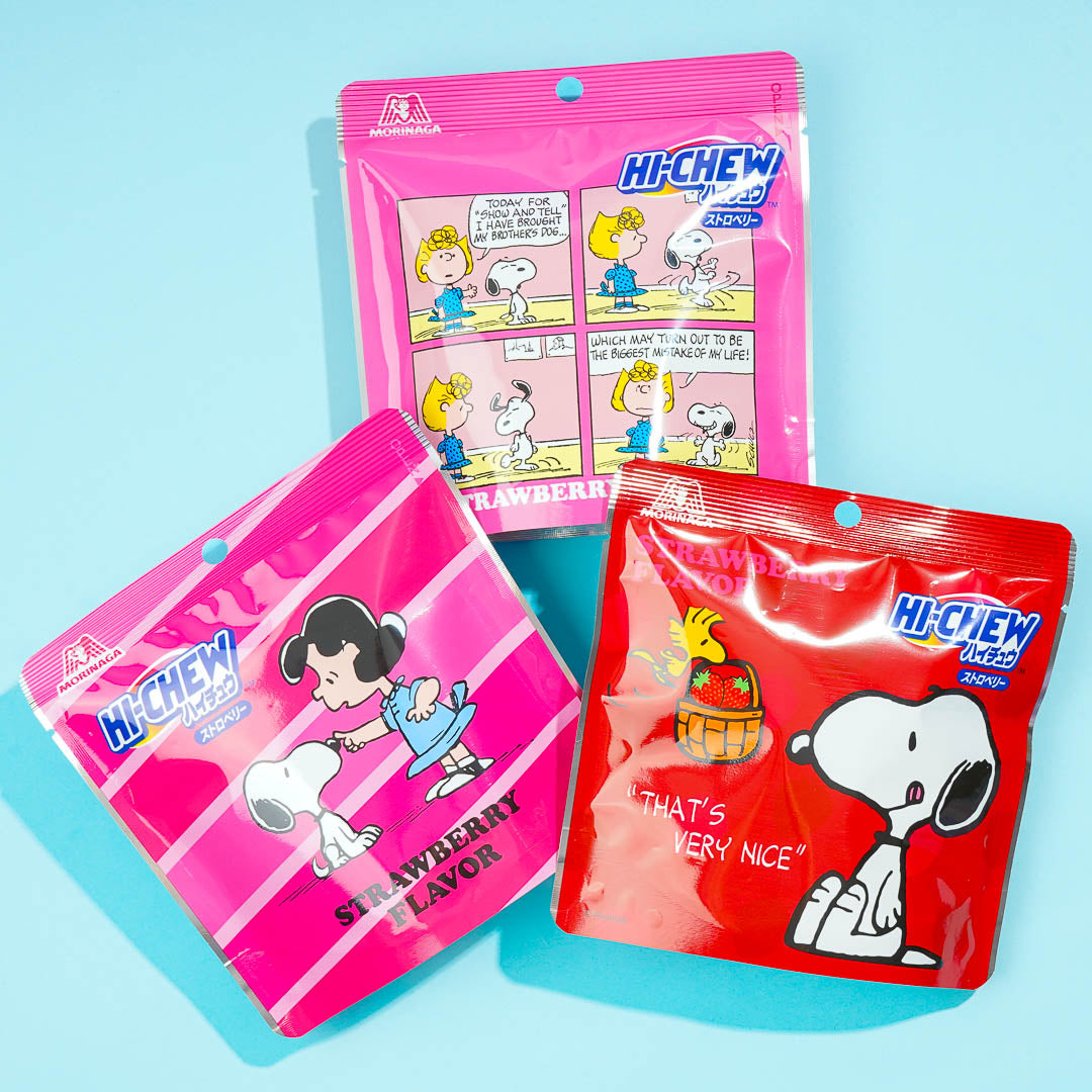 Snoopy PEANUTS x Hi-Chew Chewy Candy Pack - Strawberry – Japan