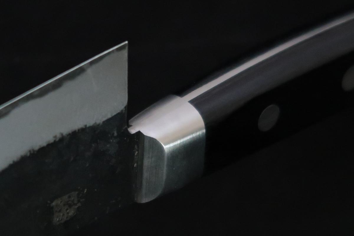 邑田武峰作 古式鍛錬黒打牛刀180㎜ | 日本刃物総本店