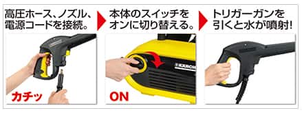 ケルヒャー 高圧洗浄機 家庭用高圧洗浄機 JTK38 ブラック/イエロー