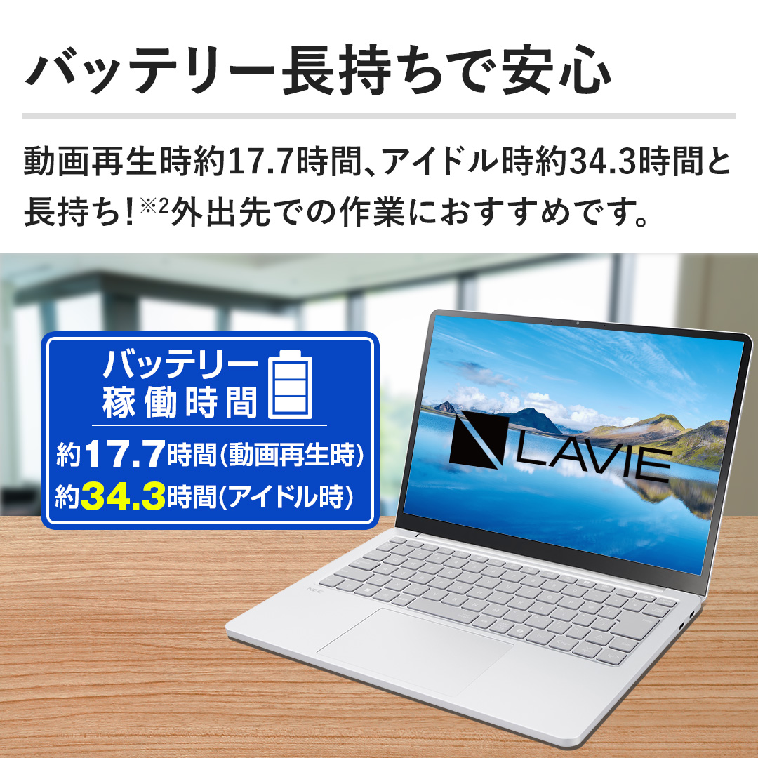 NEC ノートパソコン ノートパソコン LAVIE SOL S1375／LAS
