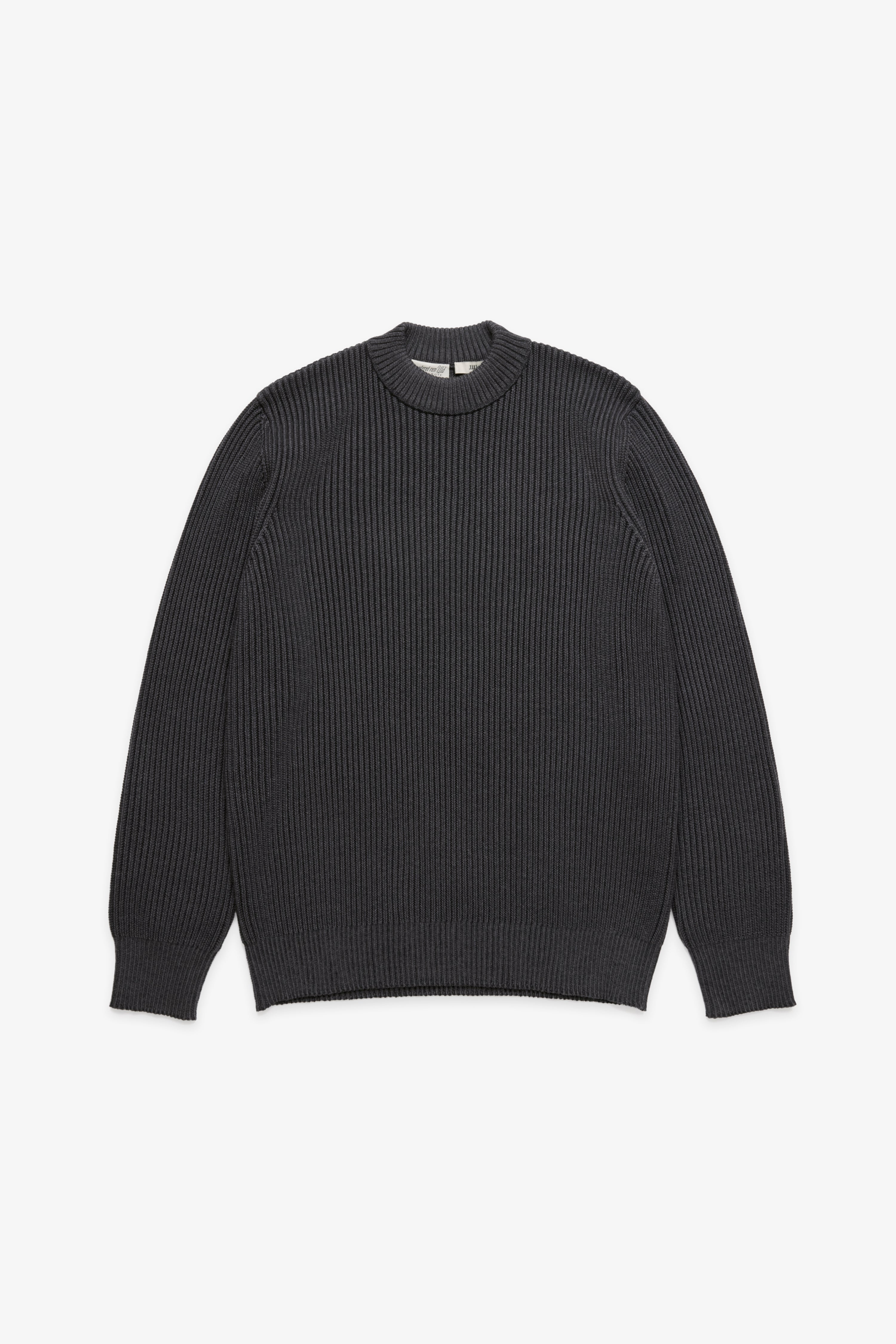 S.N.S JJJJound Crewneck with Forearm Panels - Charcoal