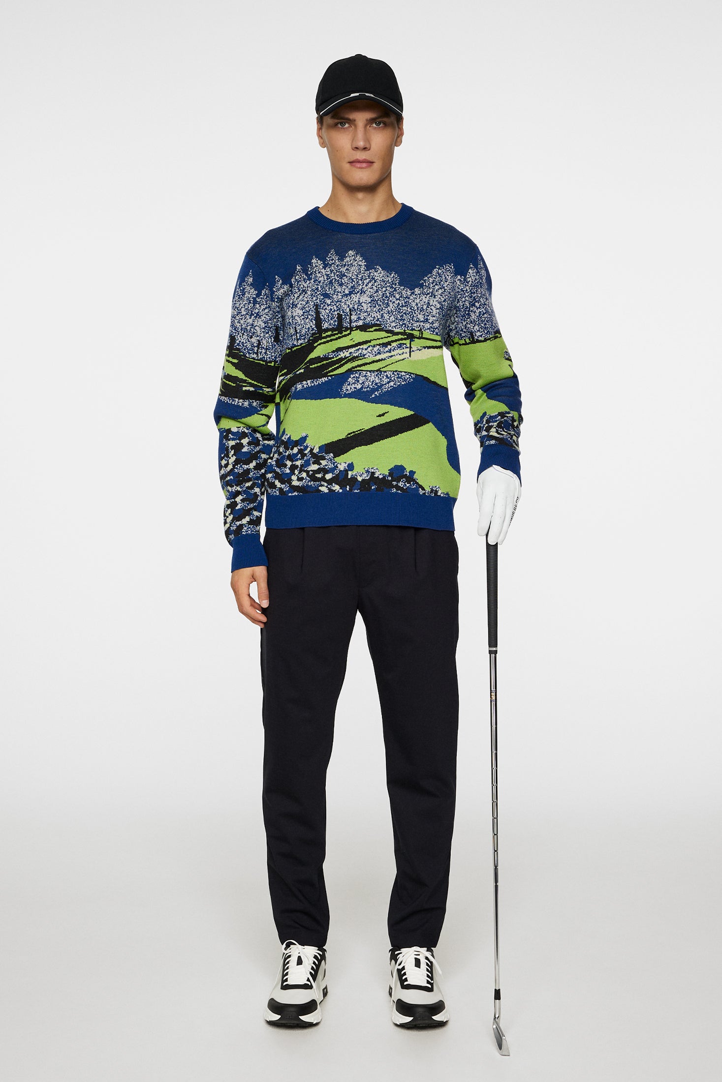 Alexander Jacquard Sweater / Watercolor Jacquard Estate – J.Lindeberg