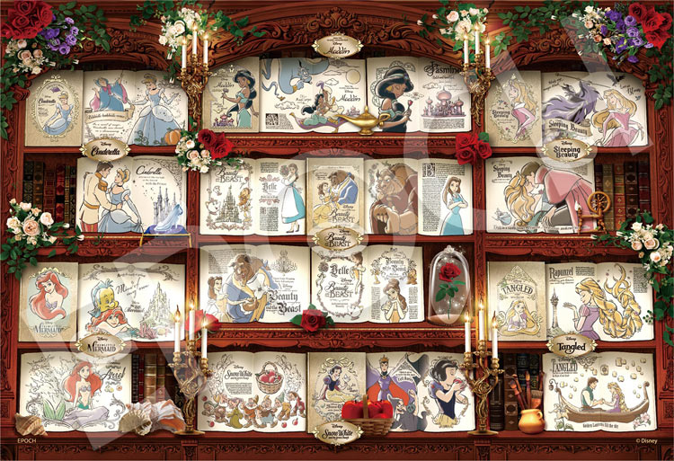 EPO-73-405s ディズニー Bookshelf / Disney Princess（ブックシェルフ