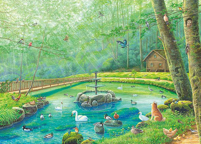 APP-500-320 西倉ミト いこいの泉 500ピース アップルワン の商品詳細