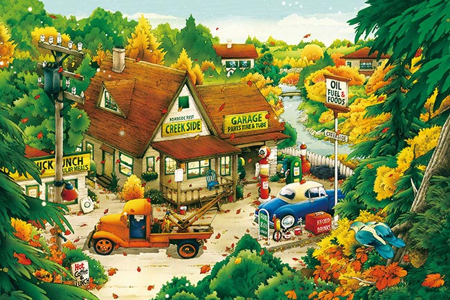 APP-1000-878 渓川弘行 ドライブ ステーション 1000ピース アップル