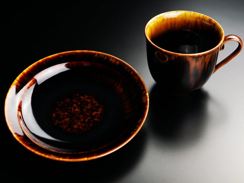 有田焼】広口コーヒーカップ 玳皮天目 | JTOPIA