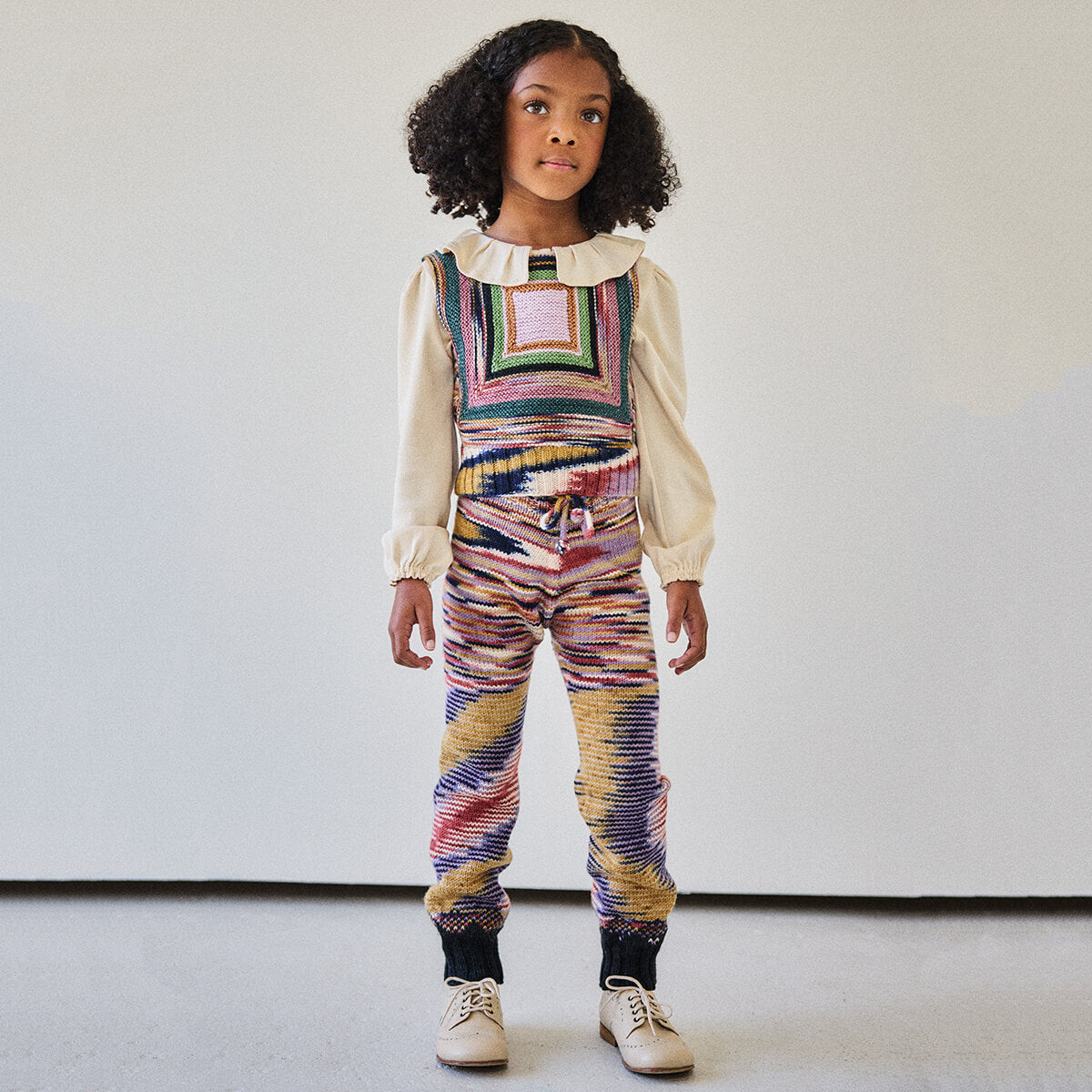 Pinecone Snowy Day Legging in Solstice Space Dye by Misha & Puff