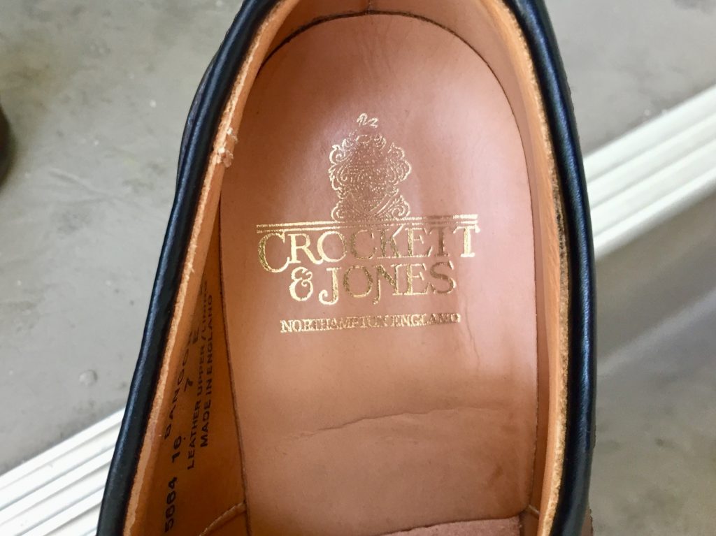 Crockett&Jones（クロケット＆ジョーンズ）のコードバンウィングチップ