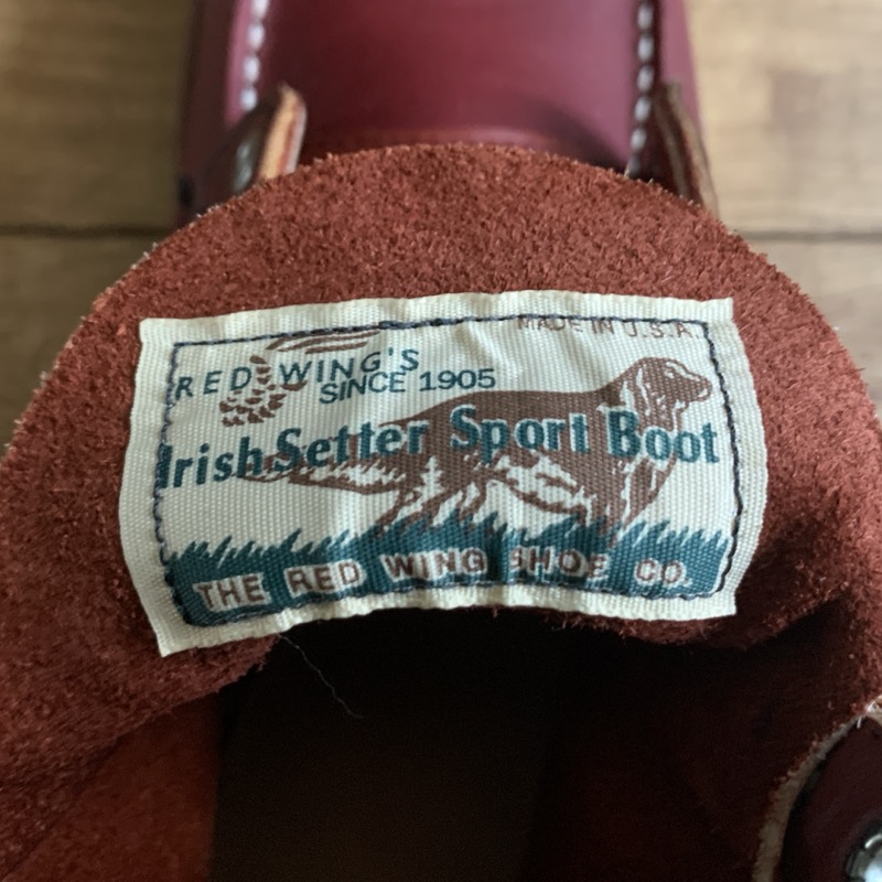 REDWING（レッドウィング）の#8875、アイリッシュセッター、香港返還