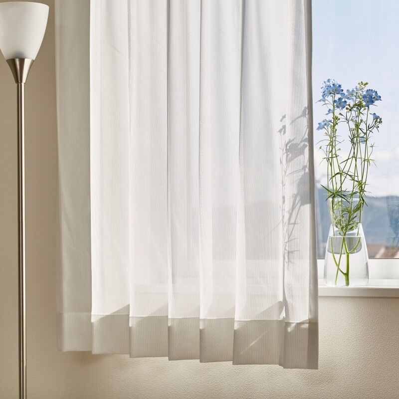 ミラー・遮熱・UVカット】ハチエイチ レースカーテン JD-68008