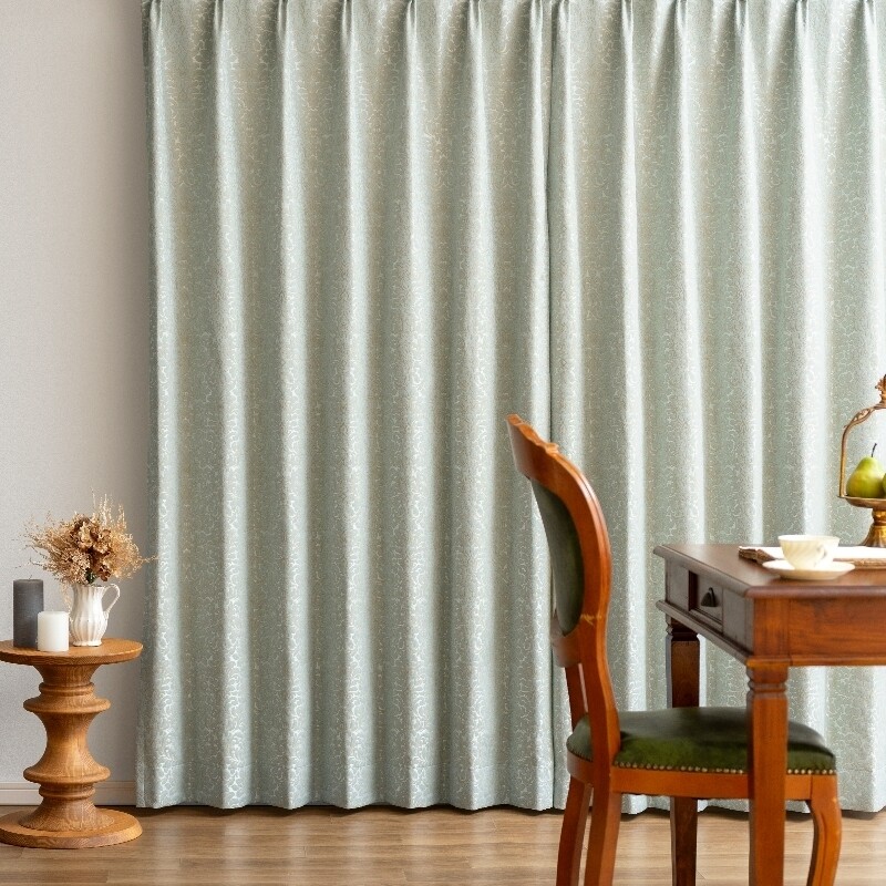 ウィンザー カーテン JE-86001 ブルー ｜ジャストカーテン