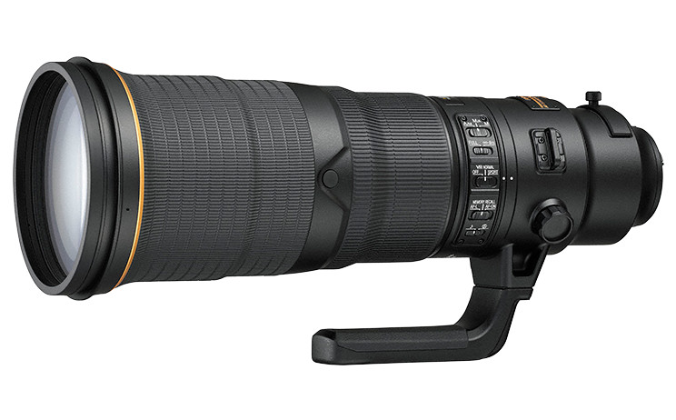 開放F値4の、焦点距離500mm、600mmの超望遠レンズ「AF-S NIKKOR 500mm