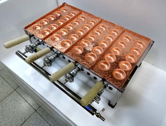 銅製 明石焼き 4枚 銅製 明石焼き 4枚 銅製 明石焼き 4枚 家庭用 明石