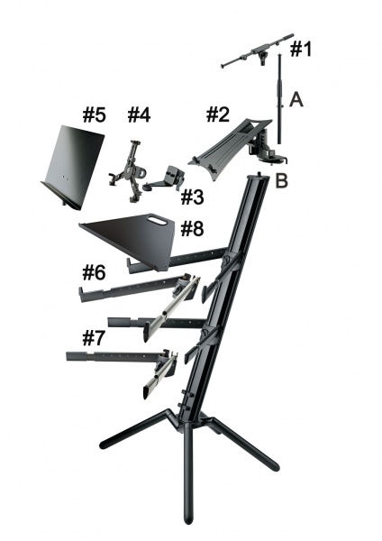 Discover the world of the keyboard stand »Spider Pro« - König & Meyer