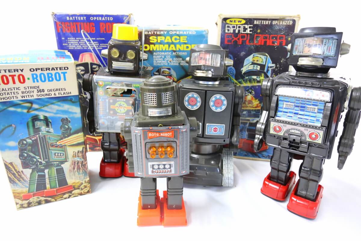 完動品！ブリキ ロボット スーパーアストロノーツ 昭和 堀川玩具 日本